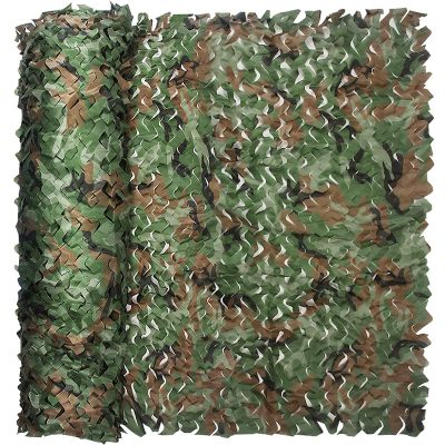 BcofoA Military Jungle Camo Netting, Camouflage Sunscreen net, Hunting Blind, Bulk roll, mesh, Sunshade, Camping, Outdoor. (Size : 1.5Mx3M(4.9ftx9.8ft))