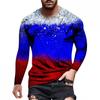 ITISME Mens Casual Fashion Round Neck Short Sleeve Tshirts Retro 3D Printed T Shirts Funny Graphic Hip Hop Tees Shirt Lightweight Affordable Streetwear Stylish Summer Undershirt Tops view 1