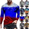 ITISME Mens Casual Fashion Round Neck Short Sleeve Tshirts Retro 3D Printed T Shirts Funny Graphic Hip Hop Tees Shirt Lightweight Affordable Streetwear Stylish Summer Undershirt Tops view 2