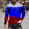 ITISME Mens Casual Fashion Round Neck Short Sleeve Tshirts Retro 3D Printed T Shirts Funny Graphic Hip Hop Tees Shirt Lightweight Affordable Streetwear Stylish Summer Undershirt Tops view 4
