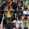 ITISME Fashion Graphic Long Sleeve T Shirts for Men Retro Regular-Fit 3D Printed Crew Neck T Shirts Funny Hipster Tees Shirt Lightweight Affordable Streetwear Autumn Winter Undershirt Tops view 3