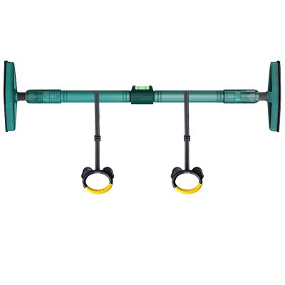 Pull Up Bars Portable Pull-up Bar, Steel Horizontal Bar Without Screw Mounting-with Lifting Ring, Sandbag Resistance Belt Suspension Equipment, Load 250kg (Size : 95-115cm)