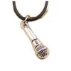 2Pcs Ancient Silver Color Pendant Microphone Necklace view 1