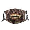 LALLRI Zombie Scary Skull Face Mask Washable Balaclava Bandanas Repeatable for adult