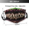 LALLRI Zombie Scary Skull Face Mask Washable Balaclava Bandanas Repeatable for adult view 2