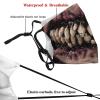 LALLRI Zombie Scary Skull Face Mask Washable Balaclava Bandanas Repeatable for adult view 4