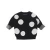 Children Baby Sweaters Dot Boys Sweaters Winter Girls Sweaters Knit Kids Pullover Casual Boys Clothing Black dot 5 view 1