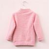 Sweater Girl Winter Long Sleeve Warm Spring Knitted Baby Girls Sweater Girls Pullover Top Heart Sweater Yellow 3T view 2