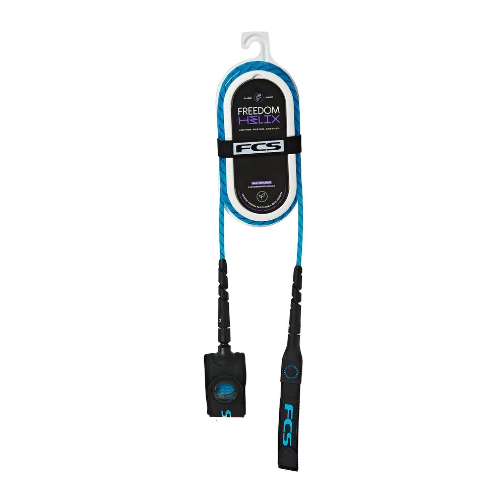 FCS Freedom Helix All Round Surf Leash (Blue, 9ft0)