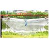 TFCFL Fishing Net Cast Net for Fishing with Steel Sinker Durable Large Casting Net for Bait Trap Dense Mesh Size Freshwater Saltwater Fishing Net with Thickened Hand Strap view 2