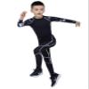 Echinodon Boys Girls Compression Set Kids Sports Base Layer Tights Athletic Underwear Top Leggings Set Black 22 view 4