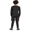 Echinodon Kids Thermal Base Layer Set Boys Girls Quick Dry Compression Top and Leggings Underwear Athletic Tights Set Black 24 view 3