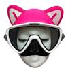 BRLUCKY Scuba Diving Headband Pink Cat Kitty 2mm Neoprene Wetsuit Hood for Women Youth Head Cover Dive Cap Surfing Thermal Hair Band Kayaking Snorkeling Swimming Sailing Canoeing Water Sports view 2