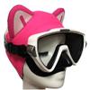BRLUCKY Scuba Diving Headband Pink Cat Kitty 2mm Neoprene Wetsuit Hood for Women Youth Head Cover Dive Cap Surfing Thermal Hair Band Kayaking Snorkeling Swimming Sailing Canoeing Water Sports view 3