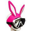 BRLUCKY Scuba Diving Headband Rabbit Bunny 2mm Neoprene Wetsuit Hood for Women Youth Scuba Head Cover Dive Cap Surfing Thermal Hair Band for Kayaking Snorkeling Swimming Sailing Canoeing Water Sports view 2