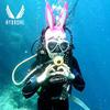 BRLUCKY Scuba Diving Headband Rabbit Bunny 2mm Neoprene Wetsuit Hood for Women Youth Scuba Head Cover Dive Cap Surfing Thermal Hair Band for Kayaking Snorkeling Swimming Sailing Canoeing Water Sports view 4