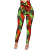 African Print Trousers Fashion Women Ankara High Waist Long Pants with Bowtie Dashiki Clothing Attire 703 XXS view 1