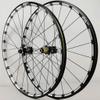 Bikes Bike Wheelset 26 27.5 29 Inch CNC Rims Thru Axle Bicycle Front & Rear Wheel Disc Brake Cycling Wheels Sealed Bearing Hub 24 Hole 7-11 Speed Cassette (Size : Black hub_26inch) view 1