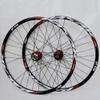 Bikes Bike Wheelset 26/27.5/29 Inch Quick Release Bicycle Front & Rear Wheel Disc Brake Cycling Wheels Double Wall Rims 32 Hole 7-11 Speed Cassette (Size : Red_29inch) view 1