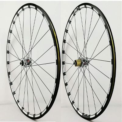 Bikes Bike Rims 26/27.5/29 Inch Disc Brake Cycling Wheelset Sealed Bearing Hub QR Bicycle Front & Rear Wheel 24 Hole 7-11 Speed Cassette (Size : F_26inch)