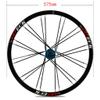 Bicycle Wheelset 26 Inch Double Wall Alloy Rim Disc Brake Bikes Wheel Quick Release American Valve 7/8/9/10 Speed Cassette (Size : A-White_26inch) view 2