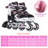 Nattork Adjustable Inline Skates for Kids with Full Light Up Wheels,Outdoor & Indoor Illuminating Roller Skates for Boys and Girls view 2