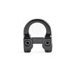 ZSHJGJR 2pcs Archery Compound Bow D Loop Metal D Ring Hunting Shooting Target Accessories Release with Screwdriver Hunting Accessories Assist Applicable to Any Spreader (Black) view 2