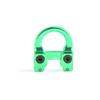 ZSHJGJR 2pcs Archery Compound Bow D Loop Metal D Ring Hunting Shooting Target Accessories Release with Screwdriver Hunting Accessories Assist Applicable to Any Spreader (Green) view 3