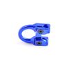 ZSHJGJR 2pcs Archery Compound Bow D Loop Metal D Ring Hunting Shooting Target Accessories Release with Screwdriver Hunting Accessories Assist Applicable to Any Spreader (Blue) view 3