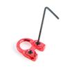 ZSHJGJR 2pcs Archery Compound Bow D Loop Metal D Ring Hunting Shooting Target Accessories Release with Screwdriver Hunting Accessories Assist Applicable to Any Spreader (Red) view 4