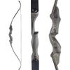 ZSHJGJR Archery 60" Black Hunter Takdown Recurve Bow 30-65 Lbs Right/Left Handed Wood Bow Riser American Hunting Longbow for Archery Hunting (30lbs, Black Bow Set Right Handed) view 2