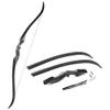 ZSHJGJR Archery 60" Black Hunter Takdown Recurve Bow 30-65 Lbs Right/Left Handed Wood Bow Riser American Hunting Longbow for Archery Hunting (30lbs, Black Bow Set Right Handed) view 3