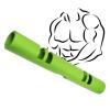 ZXFF Strength Training Tube 6kg, TPR Material Weight-Bearing Strength Training Pole, Unisex Yoga Column, Best Green/red (Color : Green) view 1
