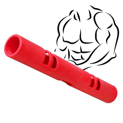 ZXFF Strength Training Tube 6kg, TPR Material Weight-Bearing Strength Training Pole, Unisex Yoga Column, Best Green/red (Color : Red)