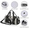 Yin Yang Sports Gym Bag With Shoes Compartment Lightweight Duffel Carryon Overnight Travel Pack view 4