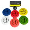 DDonglai Disc Golf Starter Set with 2pcs Driver, 2pcs Mid-Range, 2pcs Putter, 1pc mini Marker and Towel, Without Bag view 1