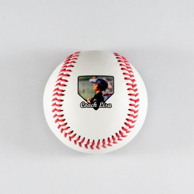 Personalized Baseball- Best Coach Printed Gift Personalized Practice Baseball- Official Size-Thanks Coach,Team Custom Design Leather Baseball Gift