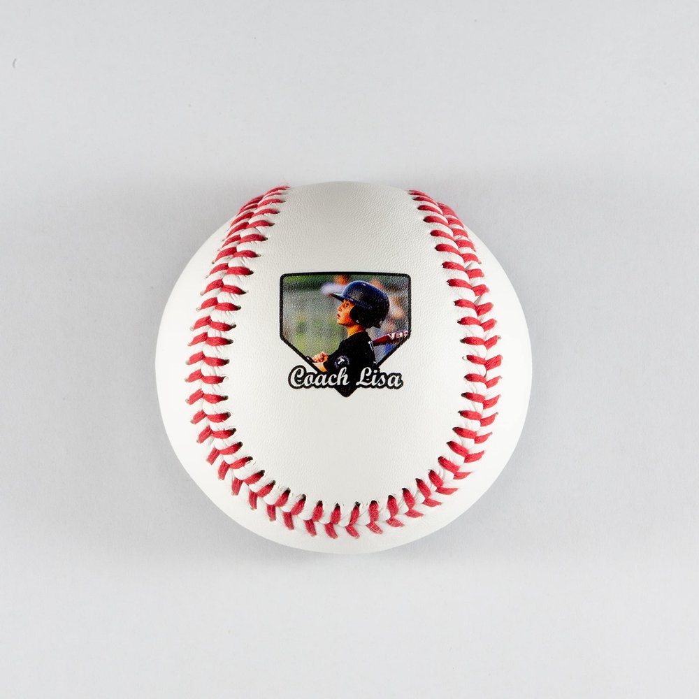 Personalized Baseball- Best Coach Printed Gift Personalized Practice Baseball- Official Size-Thanks Coach,Team Custom Design Leather Baseball Gift