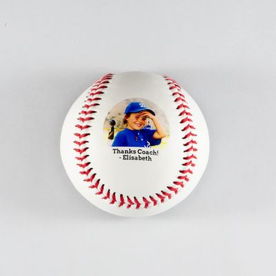 Personalized Baseball- Best Coach Printed Gift Personalized Practice Baseball- Official Size-Thanks Coach,Team Custom Design Leather Baseball Gift