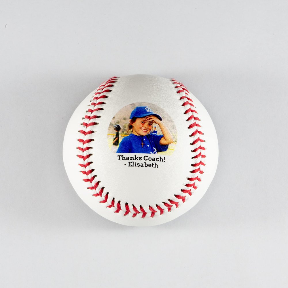 Personalized Baseball- Best Coach Printed Gift Personalized Practice Baseball- Official Size-Thanks Coach,Team Custom Design Leather Baseball Gift