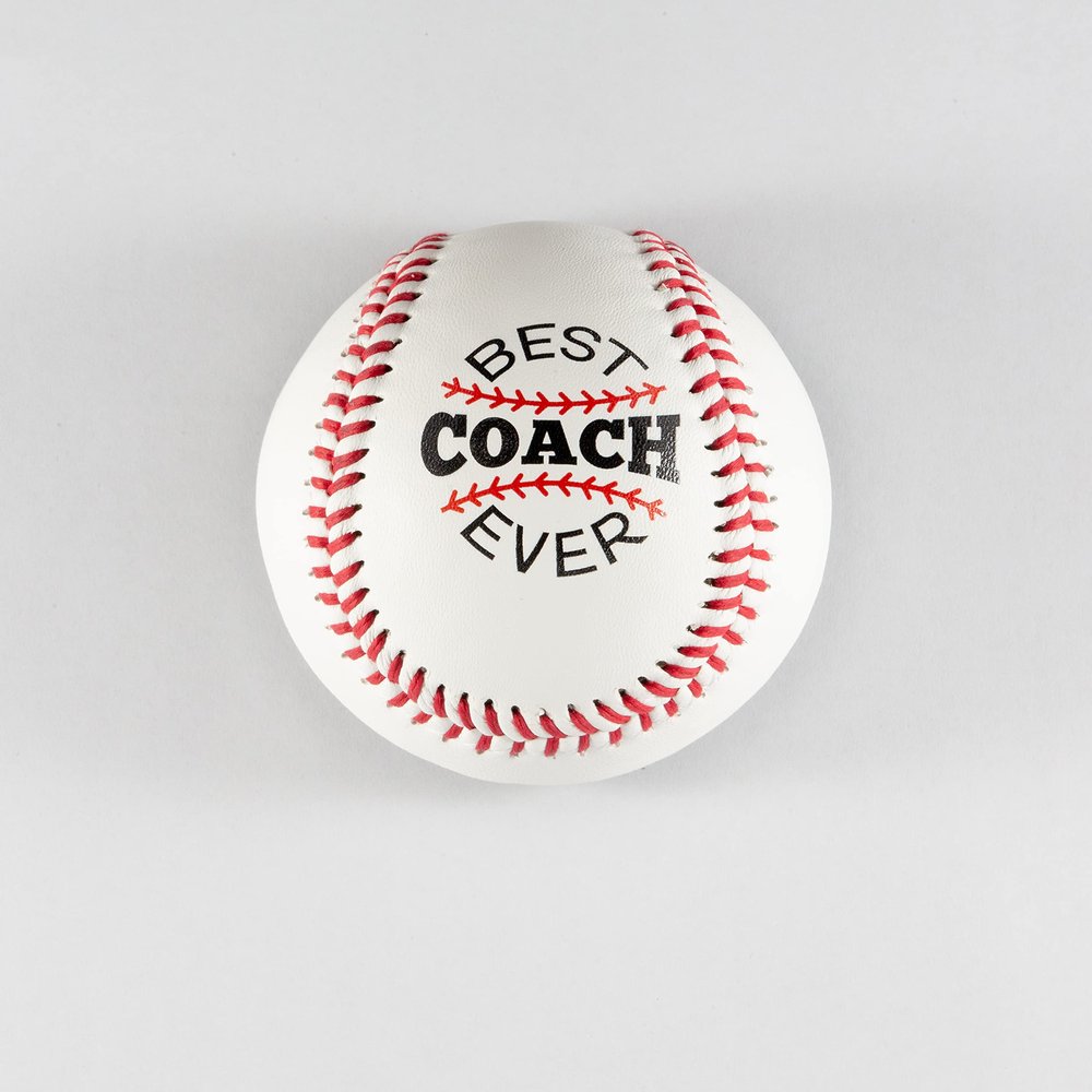 Personalized Baseball- Best Coach Printed Gift Personalized Practice Baseball- Official Size-Thanks Coach,Team Custom Design Leather Baseball Gift