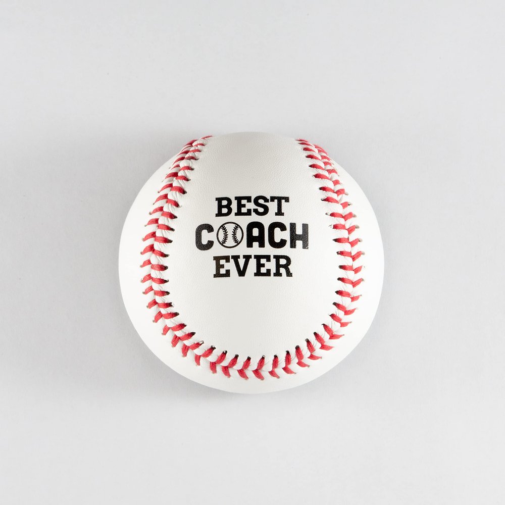Personalized Baseball- Best Coach Printed Gift Personalized Practice Baseball- Official Size-Thanks Coach,Team Custom Design Leather Baseball Gift