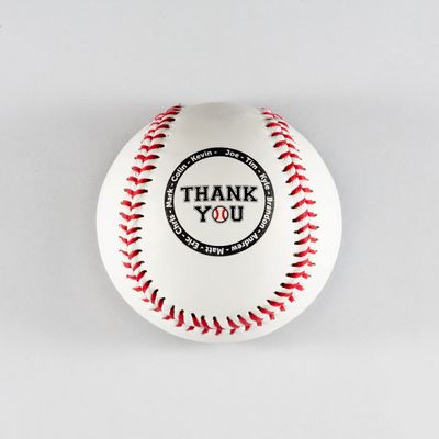 Personalized Baseball- Best Coach Printed Gift Personalized Practice Baseball- Official Size-Thanks Coach,Team Custom Design Leather Baseball Gift