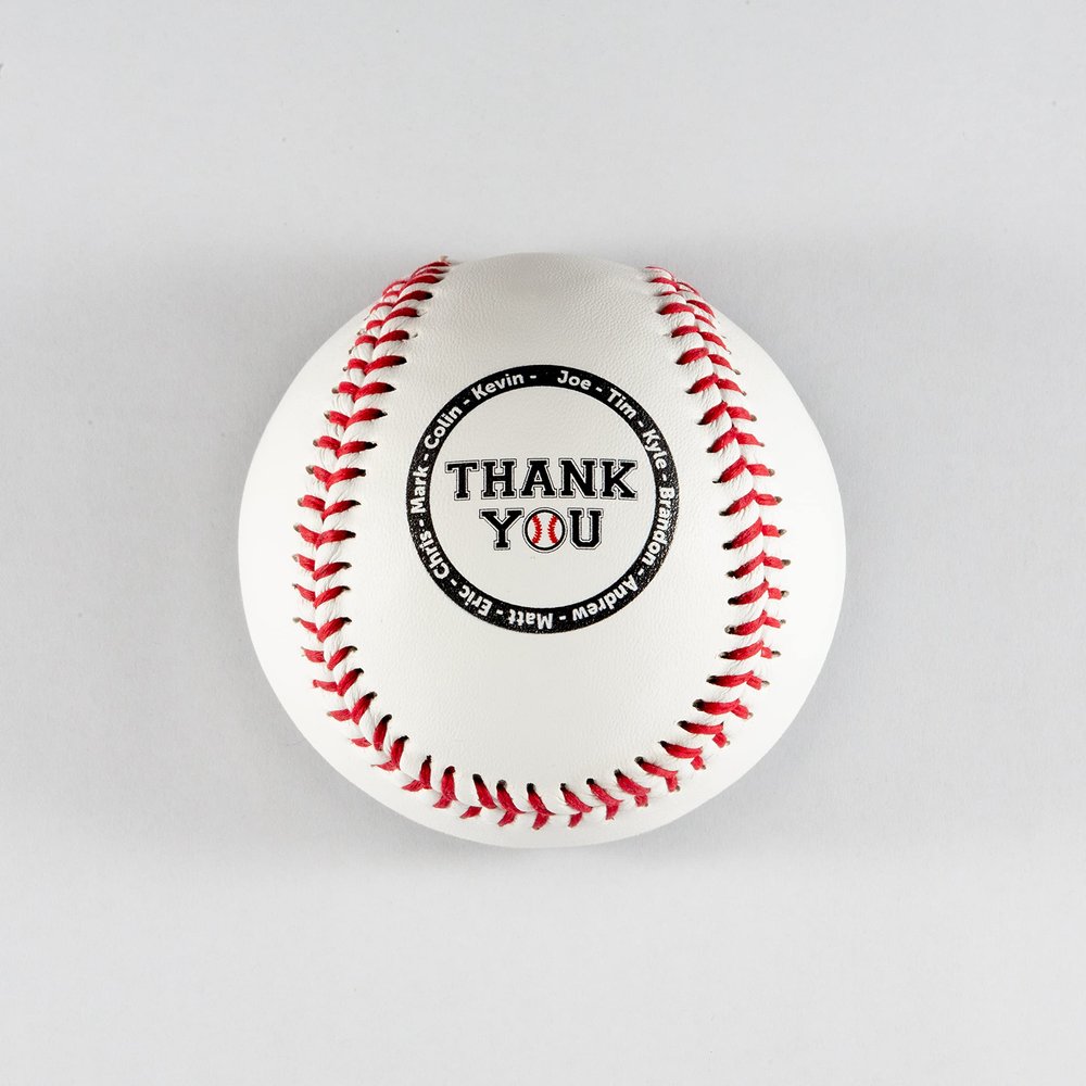 Personalized Baseball- Best Coach Printed Gift Personalized Practice Baseball- Official Size-Thanks Coach,Team Custom Design Leather Baseball Gift