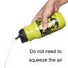 TUCKE Bike Water Bottles, 700ml MTB Mountain road bicycle water bottle silicagel sealingup heat-resistant outdoor sports cycling kettle (Green) view 3