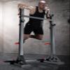 Adjustable Squat Barbell Rack, Portable Steel Bench Press, Sports Fitness Strength Training Equipment view 3