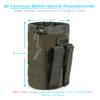 ANJINU Molle Water Bottle Holder, Water Molle Attachments, Molle Water Bottle Pouch, Tactical Backpack Attachment Pouches (Black Green) view 2