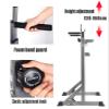 Adjustable Squat Barbell Rack, Steel Bench Press Frame, Multi-Function Weight Lifting Home Gym view 3