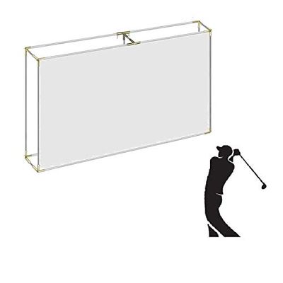 TheTerakart Golf Impact Screen - Flat Self-Standing Indoor Frame Corners,1" Frame Corners, Simulator Projection HD Screen (Corners with 300 x 400 cm Screen)