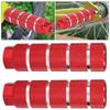 Aluminium Alloy Rear Foot Pedal for 9mm - Large Hole Round with Strong Bearing Capacity, Light and Compact Grip (Red) view 2